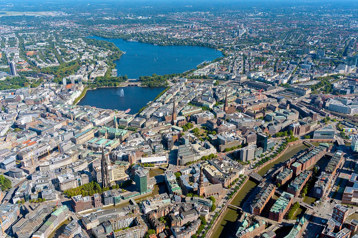 Standort Hamburg - Luftaufnahme